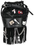 Karl Lagerfeld K/ Klassik Quilted Pouch Bag - Black