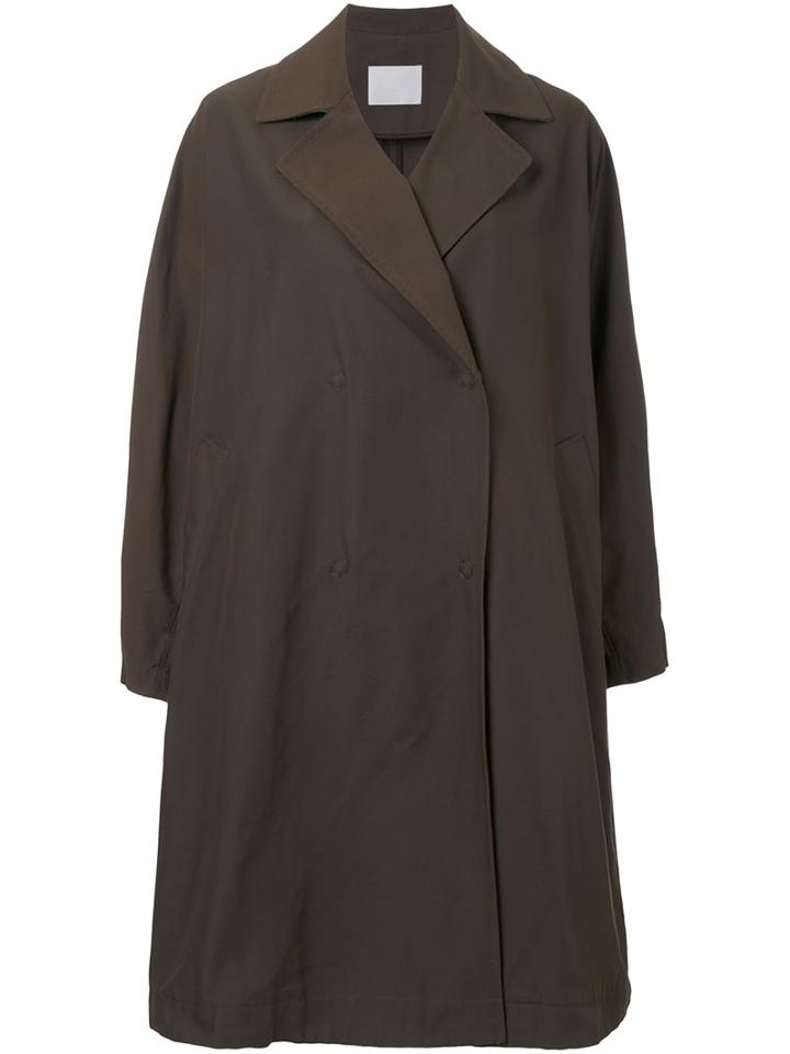 Rito Oversized Single Breasted Coat, Women's, Size: 38, Grey, Nylon