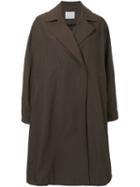 Rito Oversized Single Breasted Coat, Women's, Size: 38, Grey, Nylon