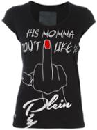 Philipp Plein Evanton T-shirt, Women's, Size: Xs, Black, Cotton