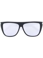 Saint Laurent - 'sl1 008' Sunglasses - Unisex - Acetate - 59, Black, Acetate