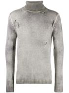 Avant Toi Sweatshirt With Distressed Details - Grey