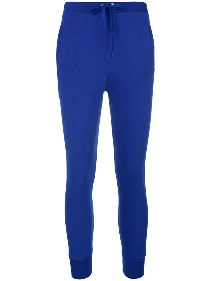 The White Briefs Drawstring Leggings - Blue