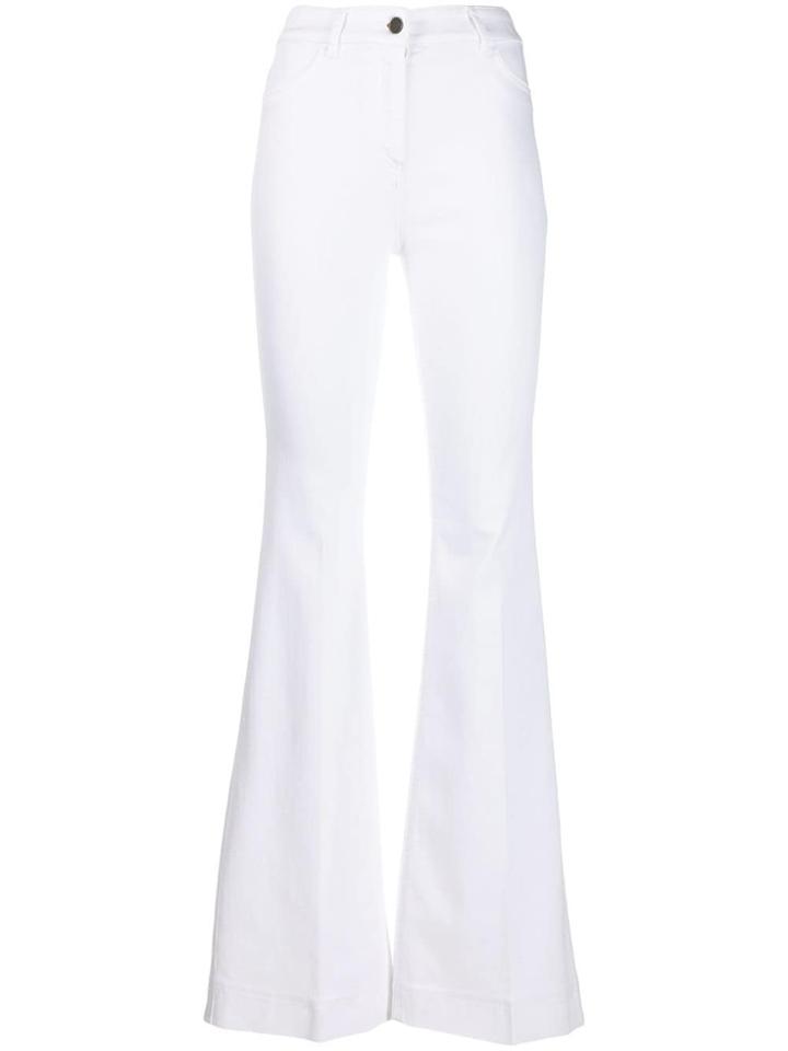 Pt05 Boot Cut Jeans - White