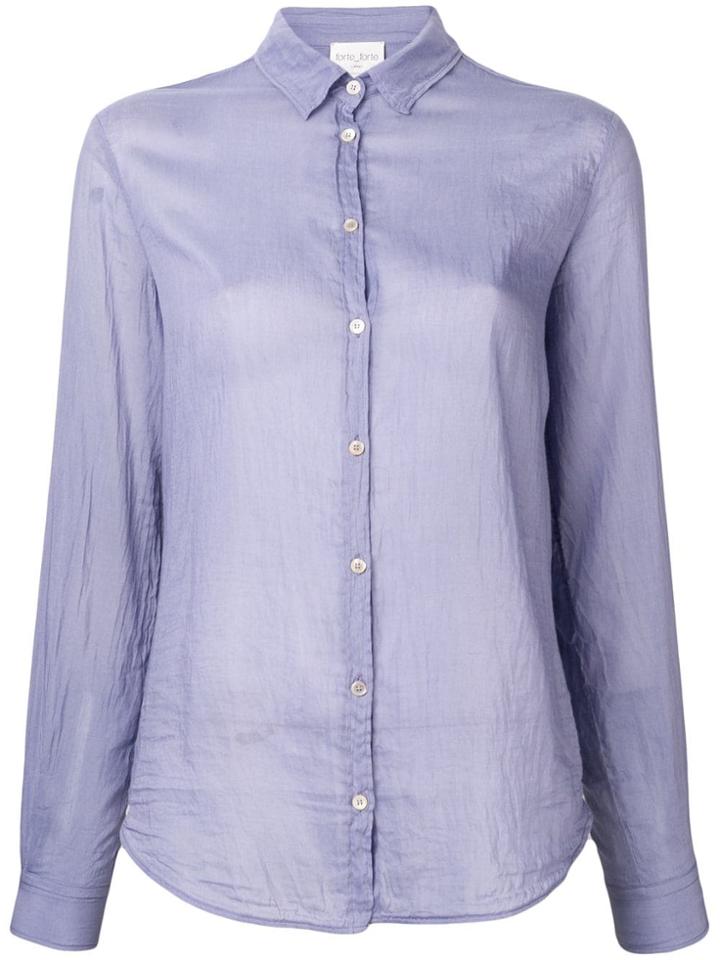 Forte Forte Straight-fit Shirt - Blue