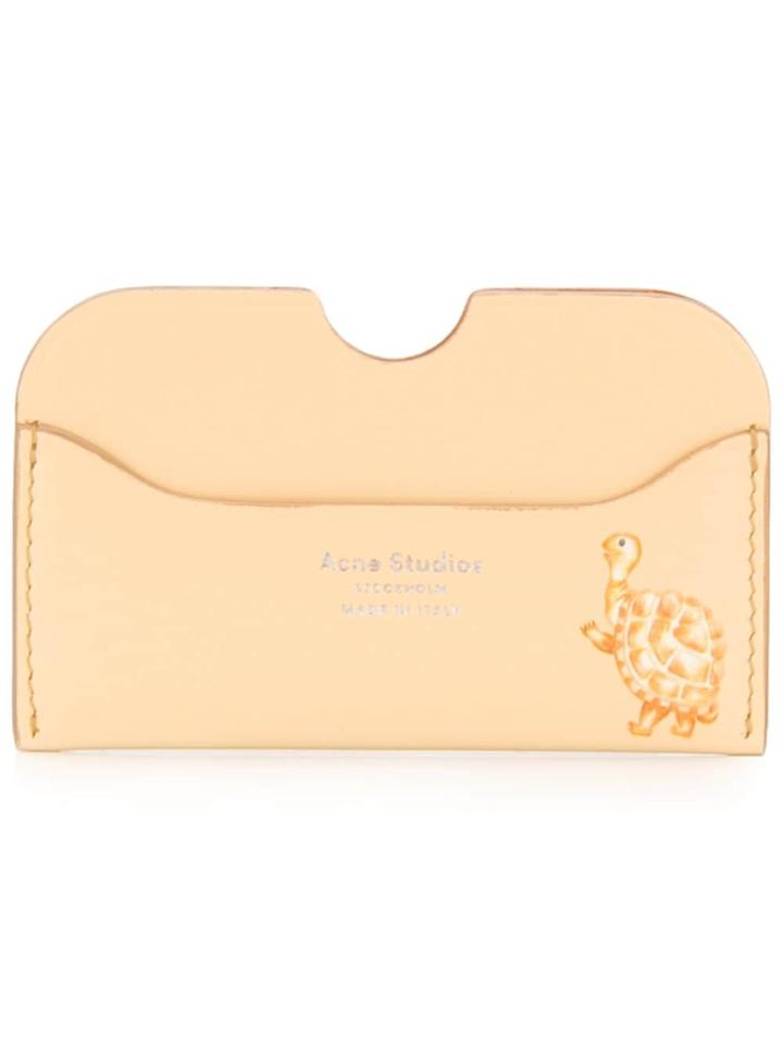 Acne Studios Printed Card Holder - Neutrals