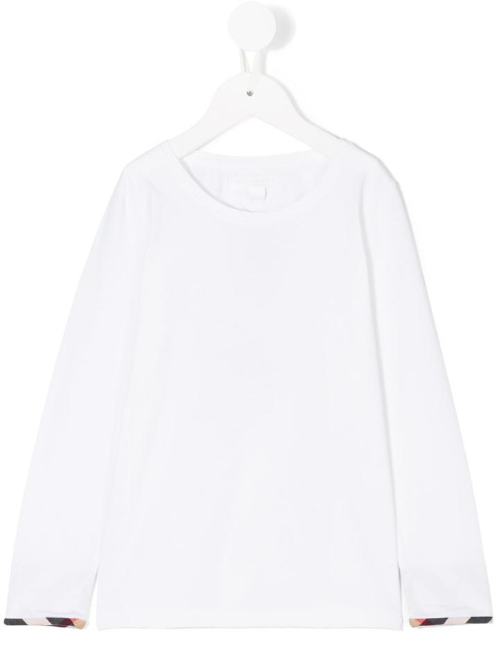 Burberry Kids - Tulisa Top - Kids - Cotton - 7 Yrs, White