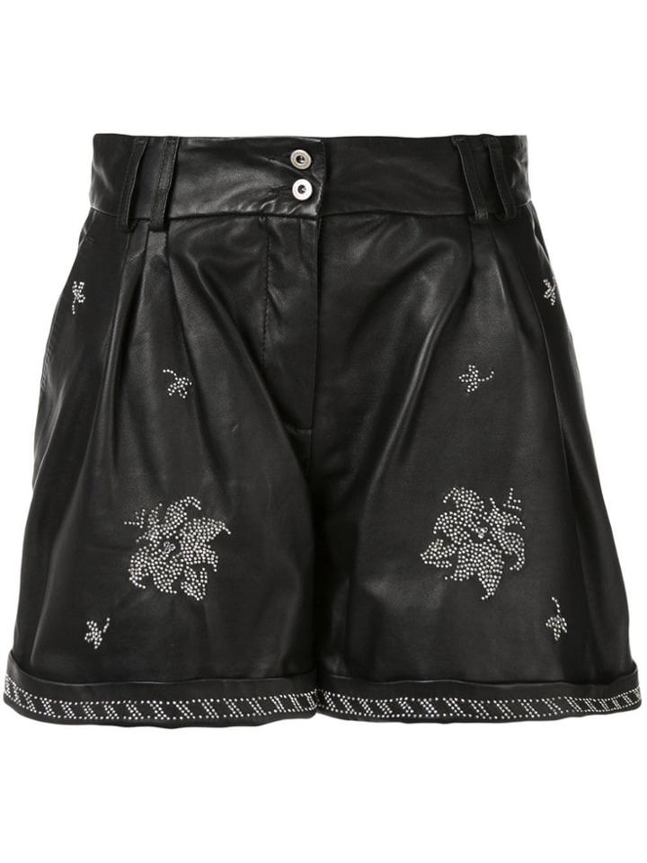 Dondup Studded Shorts - Black