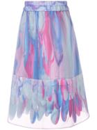 Paskal Abstract-print A-line Skirt - Multicolour
