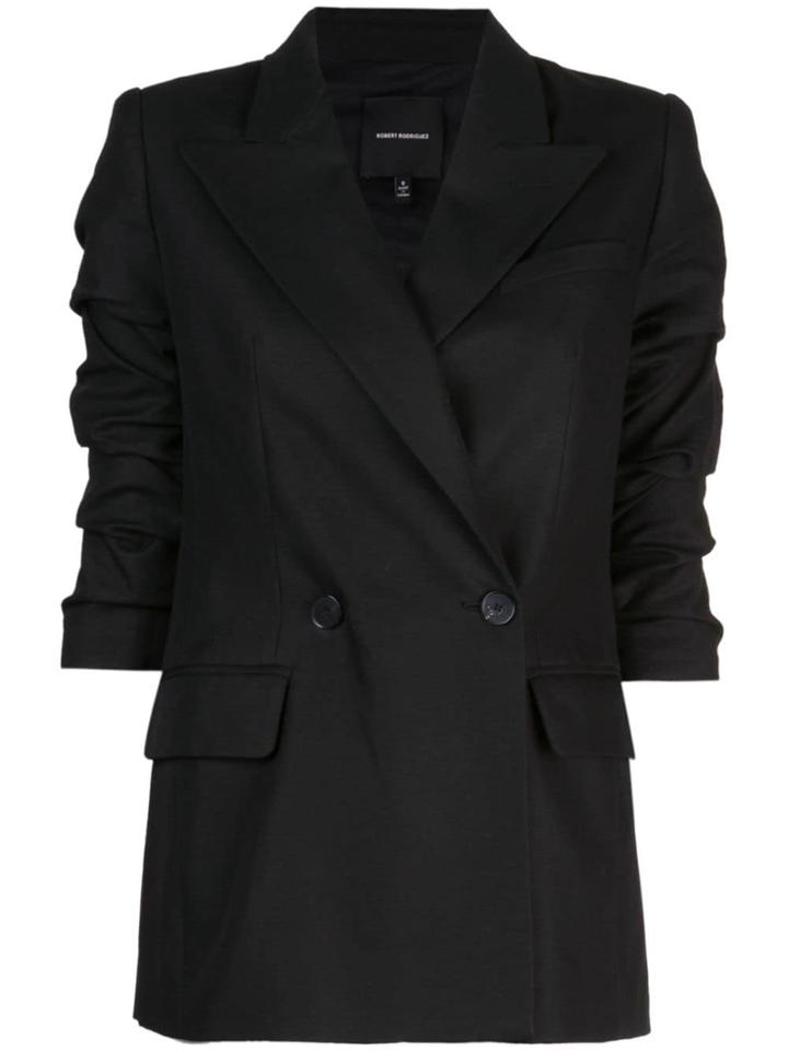 Robert Rodriguez Studio Two Button Blazer - Black