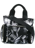Sonia Rykiel Palm Print North-south Tote - Black