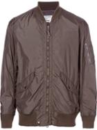 Monkey Time 'bonding' Bomber Jacket, Men's, Size: Medium, Green, Cotton/acrylic/nylon/wool