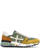 White Premiata Mick Sneakers - Green