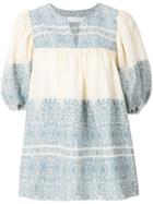Zimmermann Embroidered Tunic Shirt - Blue