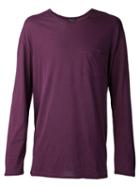 Ann Demeulemeester 'lucian' T-shirt, Men's, Size: Large, Pink/purple, Cotton