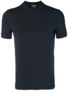 Giorgio Armani Short-sleeve Fitted T-shirt - Blue