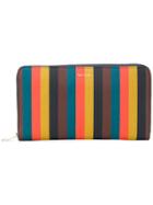 Paul Smith Bright Stripe Zip-around Wallet - Multicolour