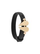 Prada Bolted Heart Bracelet - Black