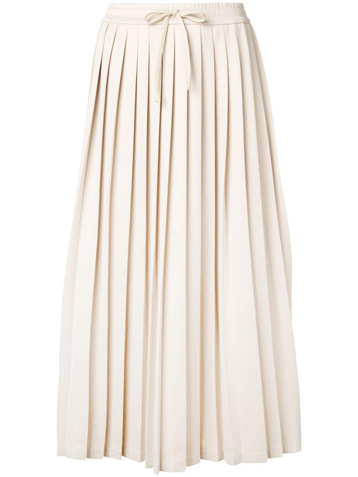 Gucci Webbing Pleated Skirt - Nude & Neutrals