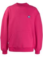 Ader Error Oversized Logo Jumper - Pink