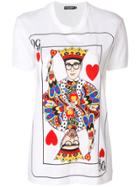 Dolce & Gabbana Poker Cards Printed T-shirt - White
