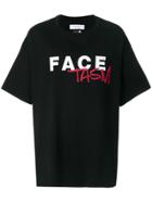 Facetasm Logo Patch T-shirt - Black