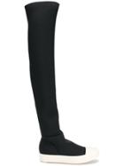 Rick Owens Drkshdw Over The Knee Trainer Boots - Black