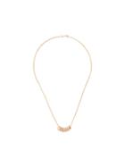 Apm Monaco Crystal Embellished Ring Necklace - Gold