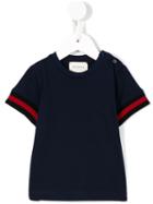 Gucci Kids Web T-shirt, Boy's, Size: 18-24 Mth, Blue
