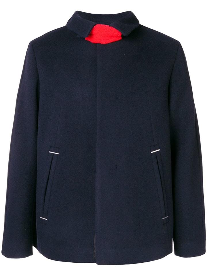 Oamc Neck Strap Coat - Blue
