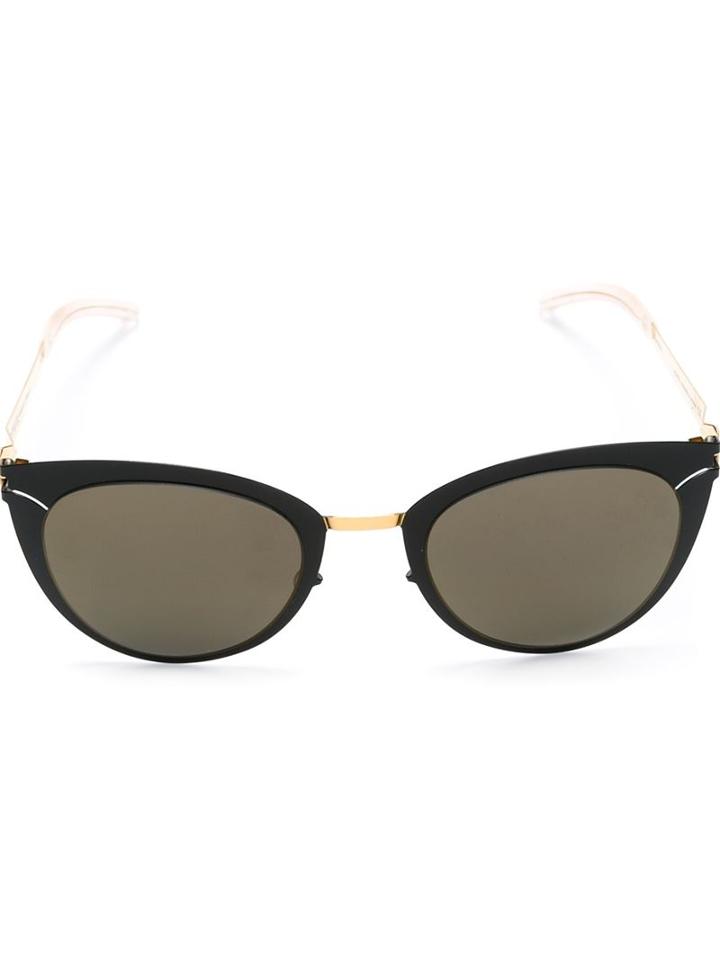 Mykita 'priscilla' Sunglasses, Women's, Grey, Stainless Steel/rubber