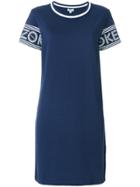 Kenzo Graphic T-shirt Dress - Blue