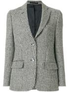 Officine Generale Checked Blazer - Black