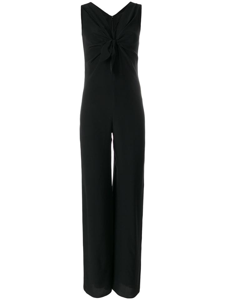 Aspesi Front Knot Jumpsuit - Black