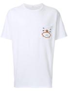 Toga Eye Print T-shirt, Men's, Size: 46, White, Cotton
