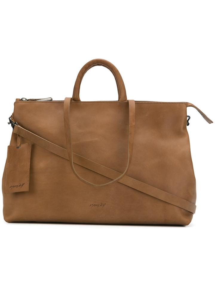 Marsèll Large Rectangular Tote - Brown