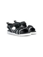Dsquared2 Kids Flat Sole Sandals - Black