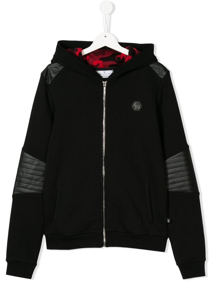 Philipp Plein Junior Teen Zipped Jacket - Black