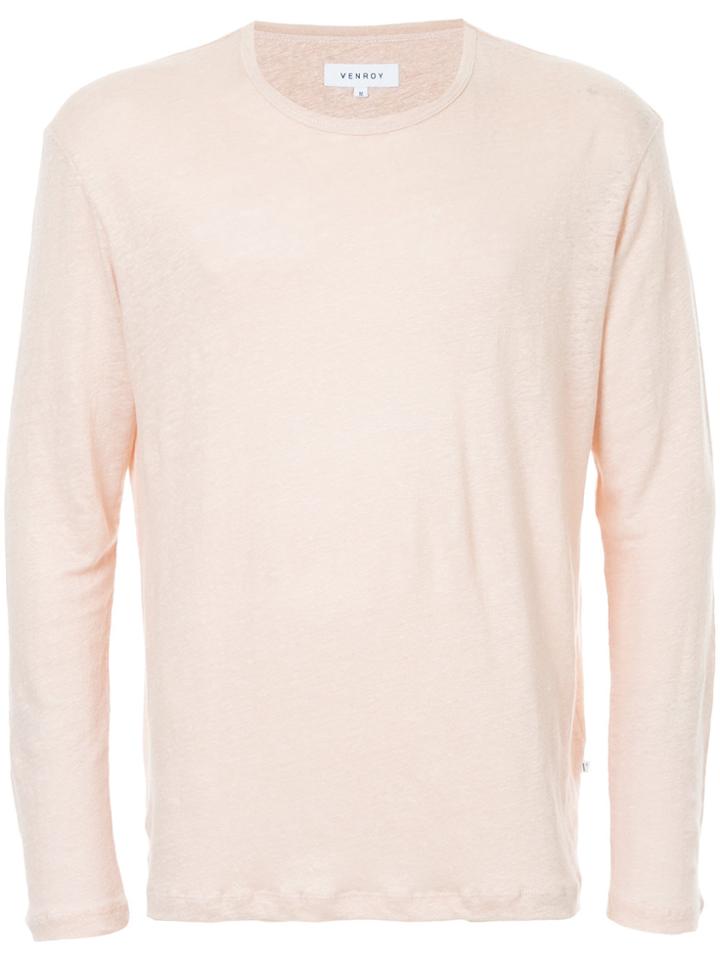 Venroy Classic Longsleeved T-shirt - Pink & Purple