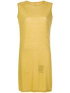 Rick Owens Drkshdw Long Tank Top - Yellow & Orange