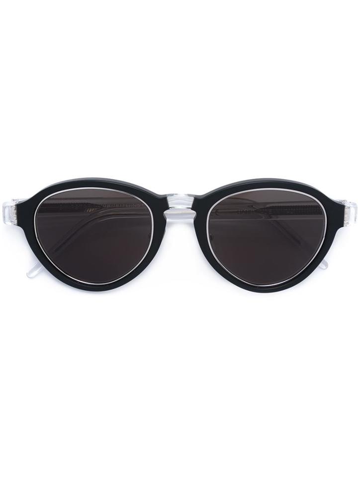 Retrosuperfuture Versilia Sunglasses, Adult Unisex, Black, Acetate