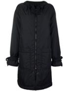 Marni Zipped Down Coat, Women's, Size: 42, Black, Feather Down/polyamide/polyester