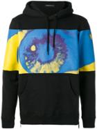 Undercover Tie-dye Contrast Hoodie - Black