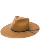 Woolrich Trim Fedora Hat - Brown