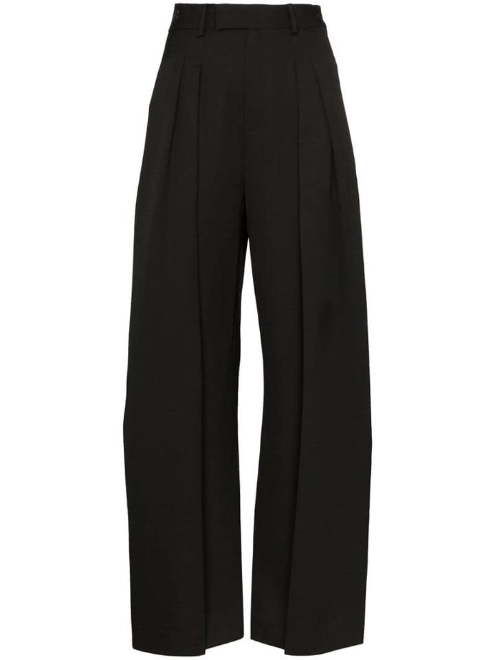 Jw Anderson Wide-leg Tailored Trousers - Black