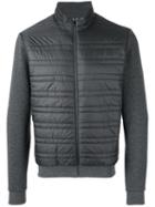 Z Zegna - Contrast Sleeve Jacket - Men - Cotton/polyester - M, Grey, Cotton/polyester