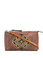 Etro Patterned Clutch Bag - Red