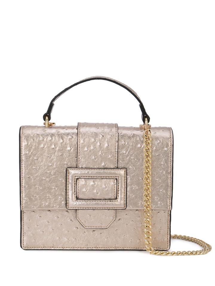 Christian Siriano Buckled Tote Bag - Gold