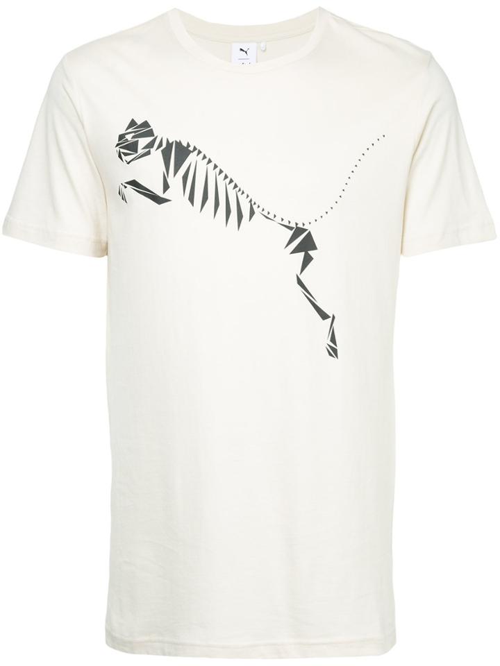 Puma Animal Print T-shirt - Nude & Neutrals