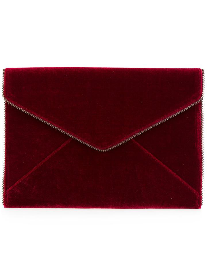 Rebecca Minkoff Envelope Clutch, Women's, Red, Polyester